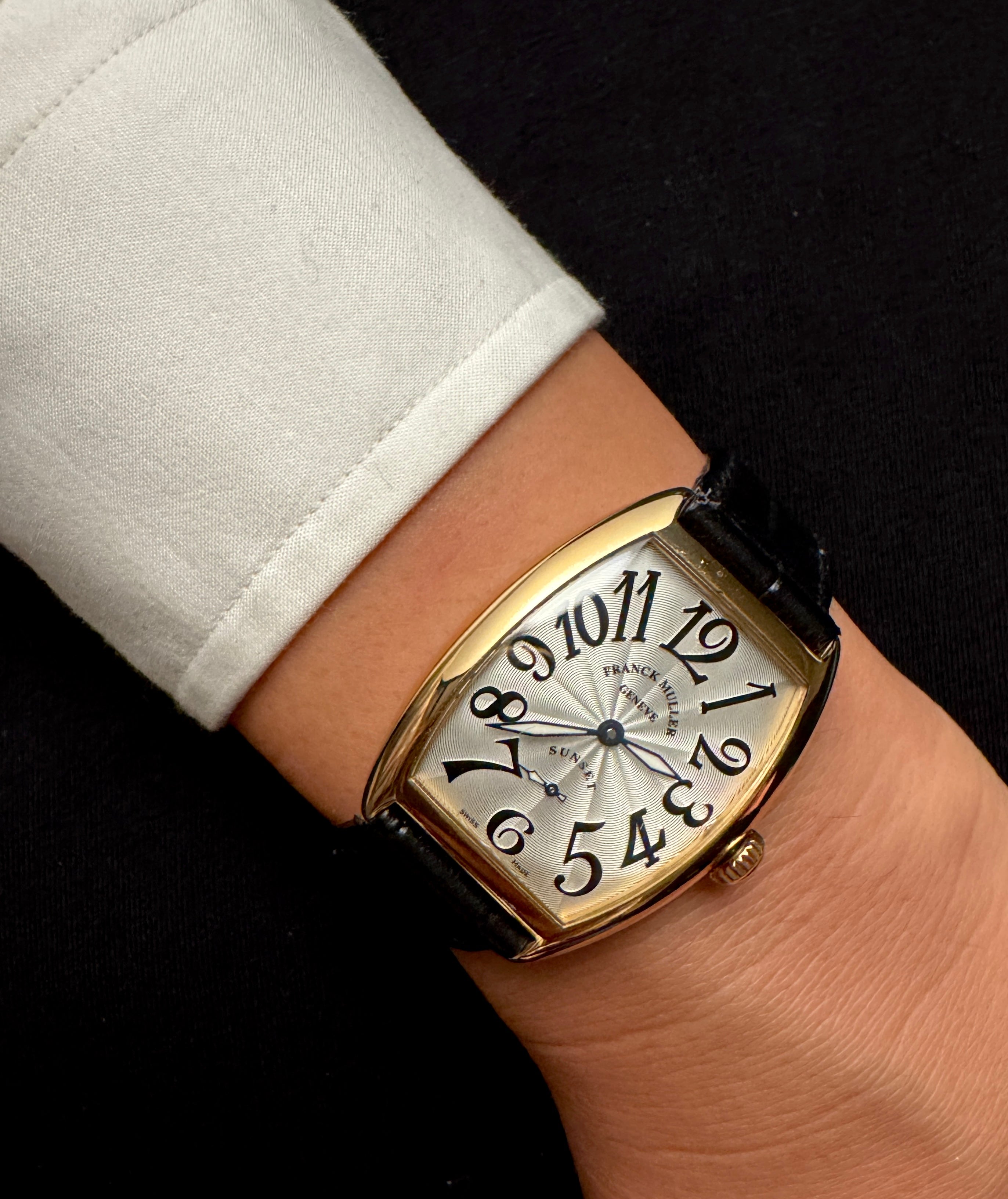 Franck Muller Cintrée Curvex – 7500 S6 SUNSET – 18K Yellow