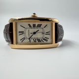 Cartier Tank Américaine Ref. 1740 – Jumbo Boyut (18 k Sarı Altın Otomatik)