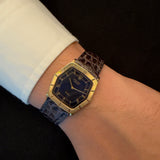 Rolex Cellini – Ref. 4170 – 18K Yellow Gold – Deep Blue Sunburst Dial – Circa 1980s