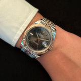 Rolex Datejust 41 Everose Rolesor Wimbledon – Ref. 126331 – Slate Green Roman Dial – Fluted Bezel – 2025 Full Set