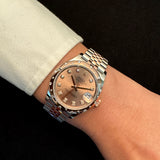 Rolex Datejust 31 Everose Rolesor – Ref. 278341RBR – Pink Diamond Dial – Factory Diamond Bezel – 2025 Full Set