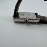 Cartier Tank Must – Ref. 2416 – Argent 925 – Rare Mustard Mosaic Dial – Vintage Quartz - 1990's