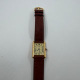 Cartier Must de Tank – Ivory Roman Dial – Vermeil Case – Circa 1990s
