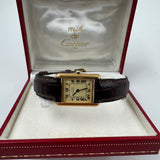Cartier Must de Tank Ref. 366001 – Vermeil Case – Quartz – Circa 1990s