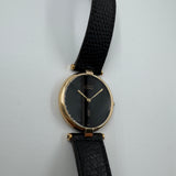 Cartier Must de Cartier Vendôme - Vermeil – Black Dial – 30 mm – Quartz – Circa 1990s