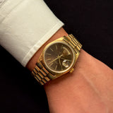 Rolex Day-Date 36 – Ref. 18238 – 1991 (E-Series) – Tropical Brown Dial