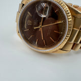 Rolex Day-Date 36 – Ref. 18238 – 1991 (E-Series) – Tropical Brown Dial