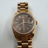 Rolex Day-Date 36 – Ref. 18238 – 1991 (E-Series) – Tropical Brown Dial