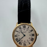 Cartier Ronde Louis Cartier (Collection Privée Cartier Paris) – Guilloché Dial – 34 mm – Manual Winding – Ref. W1527951 – Circa 2000s