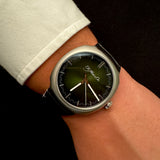 H. Moser & Cie. Streamliner Centre Seconds – Matrix Green Fumé Dial – Ref. 6200-1200 – Automatic – 2020
