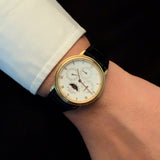Blancpain Villeret – Ref. 5395 – 18K Yellow Gold – Triple Calendar Moonphase – Circa 1990s