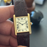 Cartier Tank Louis  Extra-Plat – Ref. 96019 – Paris Dial – 18K Yellow Gold – Circa 1970s