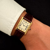 Cartier Tank Louis  Extra-Plat – Ref. 96019 – Paris Dial – 18K Yellow Gold – Circa 1970s