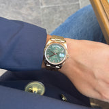 Rolex Day-Date  – Ref. 228235 – Olive Green Dial – 18K Everose Gold – 2017