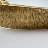 Piaget Vintage Dress Watch – 18K Yellow Gold Integrated Bracelet – Lapis Lazuli Dial – 1970s