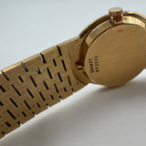 Piaget Vintage Dress Watch – 18K Yellow Gold Integrated Bracelet – Lapis Lazuli Dial – 1970s