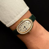 Cartier Baignoire 1920 – Yellow Gold – Diamond Bezel – Full Set - 2025