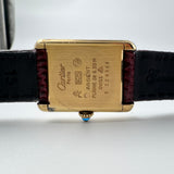 Must de Cartier Tank – No Index Burgundy Dial – 1982 - SATILDI